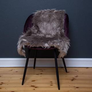 Dacore Imiteret Lammeskind 60 x 90 cm. - Lys Grå