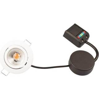 Scan Products D.T. Claudia 230V Dæmpbar Flimmerfri 4.5W 3000K Ra95 305lm IP44 Mat Hvid Rund.