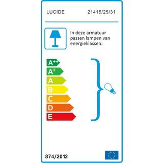 Lucide Lester Flush 4 armet loftlampe 4x E27 Sort
