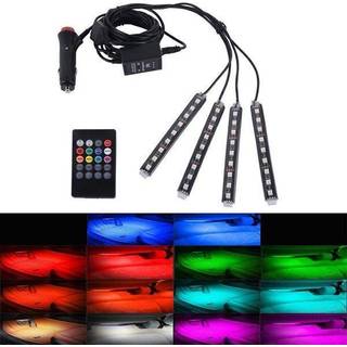 Belysning Bilgulv 36 stk. LED 4-i-1 RGB Neon - Lydkontrol og Fjernbetjening