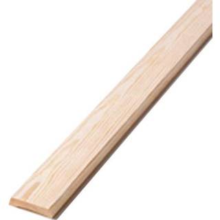 Swedoor glat gerigtsæt til enkeltdør, ubehandlet fyr - 15 x 65 x 2200 mm
