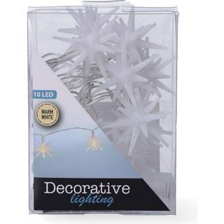 Stjernelyskæde 10 LED 120 cm - flere varianter - assorteret (På lager i butik)