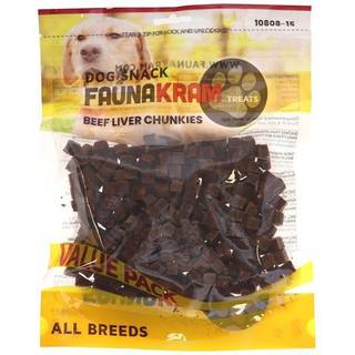 Faunakram okseleversnacks, valuepack - 300 g.