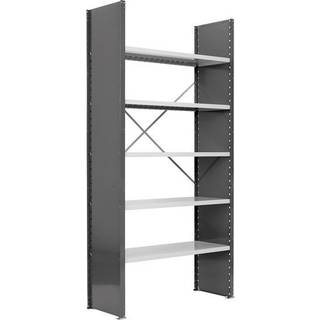 Lagerreol V06 Følgesektion 2500x300 mm Lukket / 7035