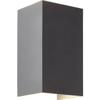 LED udendørs væglampe Hilly, højde 13,6 cm, mørkegrå, metal