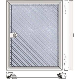 Nvent hoffman Transparent dør, 300x300