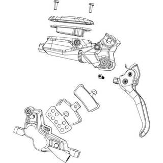 SRAM kaliber hardware kit til Level Ultimate/TLM