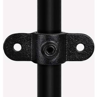 Clarrods Clamps CL167M dobbelt hængselsled, han, sort, Ø33,7 mm