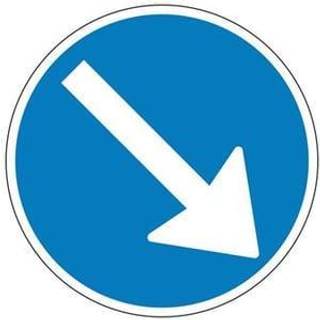 Vejskilt påbudt passage d15.3