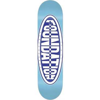 Foundation Oval Komplet Skateboard (Blå)