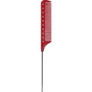 YS Park Tail Comb No. 102 Red - 220 mm