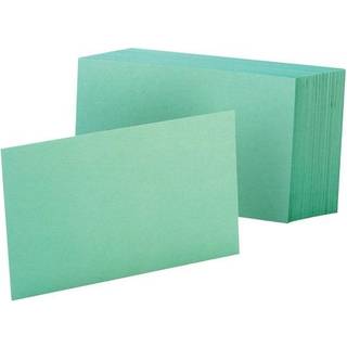 Oxford Blank Color Index Cards 4 """" X 6 """" Gr?n 100 pr. Pakke (7420 GRE)