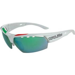 Salice 005 ITA RWP Polarized BIANCO/RW VERDE Large Solbriller Mænd Hvid - White - Standard