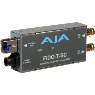 AJA FiDO-T - 3G-SDI to Fiber transceiver Single-mode SC connectors