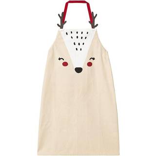 Christmas Kids Rensdyr Forklæde Rød/Beige One Size      Unisex