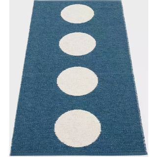 Pappelina, Vera tæppe 70x150 cm ocean blue / vanilla