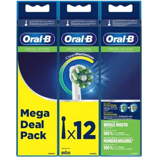 Oral B Cross Action tandbørstehoveder 374251 - På lager i butik