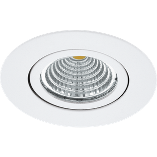EGLO SALICETO indbygningsspot, LED 6W 2700K, hvid