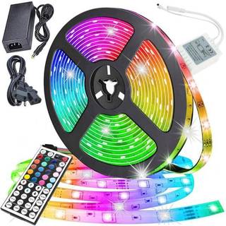 5 Meter - LED-Strips med RGB / Lyssnor / LED-liste