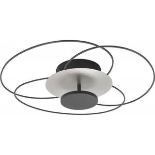 Fiore LED-loftlampe, 2.700 K, sort/nikkel