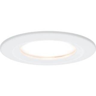 Paulmann sæt med 3 LED-spots Slim Coin, dæmpbar, hvid dæmpbar, Hvid/opal, Gangområde, Aluminium, Moderne,