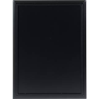 Securit kridttavle 56x67cm vejrbestandig med sort ramme