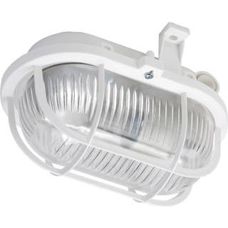 Gelia Gitterarmatur, ovalt, 60 W, IP44, hvid