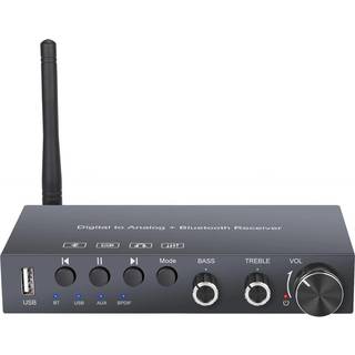 Digital til lyd lydkonverter 192Khz DAC med Bluetooth og USB
