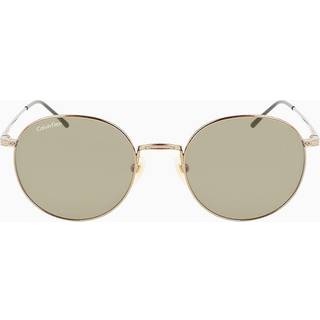 Calvin Klein Unisex CK22110TS 718 Solbriller Titanium Guld Grøn Rund Normal