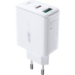 Acefast vægoplader USB-C/ USB-A 32W, PPS, PD, QC 3,0, AFC, FCP - Hvid