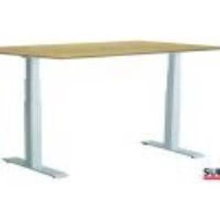 Sun-Flex Easydesk VI hæve-sænkebord 160x80cm birk med hvidt stel