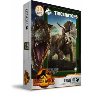 JURASSIC WORLD - Triceratops Poster - Puzzle 3D Effect 100P