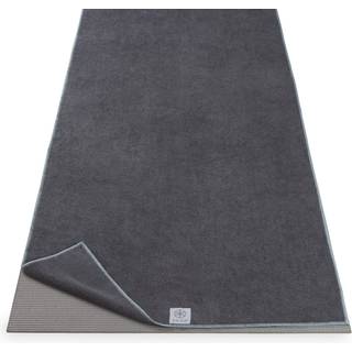 GAIAM Yoga Mat Towel Mikrofiber håndklæde størrelse 61 x 173 cm farve grey