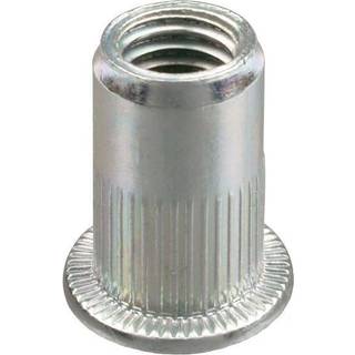 Ejot 460376 Blindnittemøtrik fladt hoved, åbent, FTT/C M6, pakke med 500