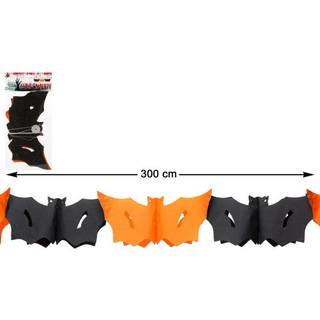 Atosa Halloween Flagermus Guirlande - 300 cm