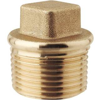 Rørprop Maestrini Plug Square Head, messing, udvendig, 1" G (BSP)