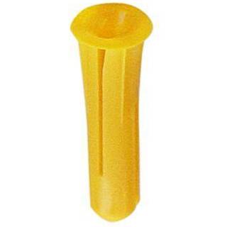 Thuresson Fastening 13842 Plastplugs Til montering i plade/beton BRUN 8 x 40 mm, + skrue, 5-pak