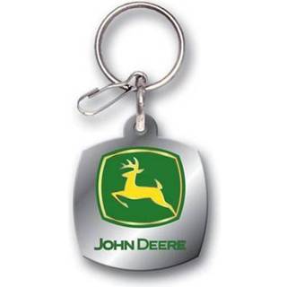 Plastolor 004173R01 John Deere Logo Emalje Keychain Silver