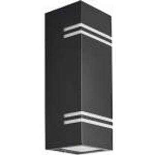 Stripes udendørs LED-væglampe, up-/downlight, sort