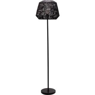 Pauleen Timber Pearl gulvlampe med fletskærm