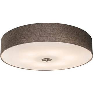 Rustik loftslampe Taupe 70 cm - Drum Jute