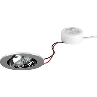 BRUMBERG LED indbygningsspot Tirrel-R, RC, driver rund, krom