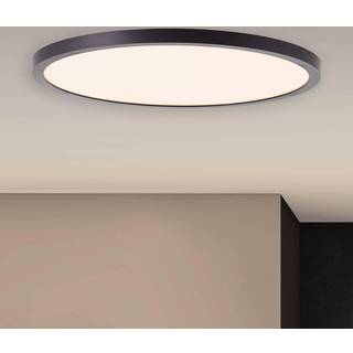 Tuco loftlampe, dæmpbar, sort, plast, Ø 30 cm