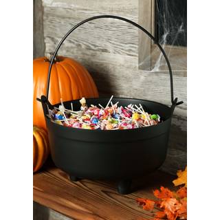 Sjov verden 14 """" Black Plastic Cauldron