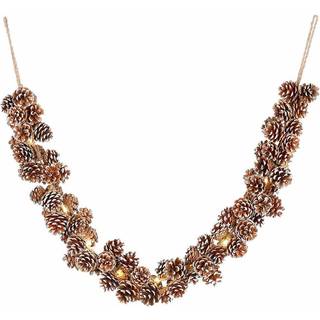 Kogleguirlande med LED-lys