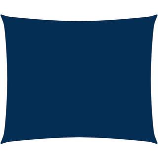 solsejl 3x4 m rektangulær oxfordstof blå