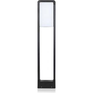 V-Tac 10W LED havelampe - Sort, 80 cm, IP65, 230V - Dæmpbar : Ikke dæmpbar, Farve på hus : Sort, Kulør : Varm