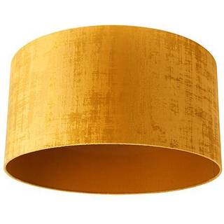 Fløjlslampeskærm guld 50/50/25