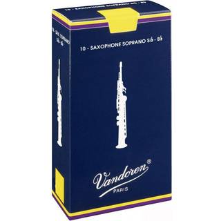 Vandoren SR204 sopran sax traditionel r?r styrke 4; Kasse med 10