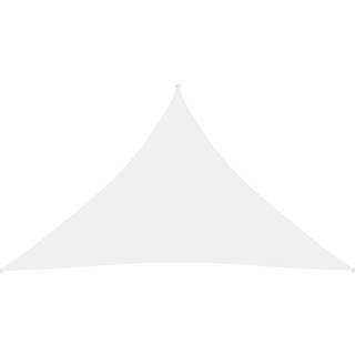 solsejl 2,5x2,5x3,5 m trekantet oxfordstof hvid